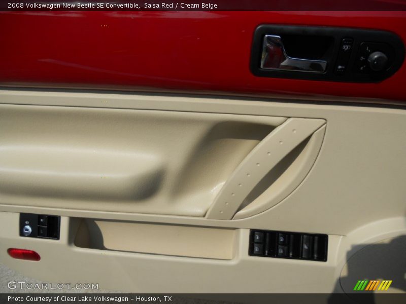 Salsa Red / Cream Beige 2008 Volkswagen New Beetle SE Convertible
