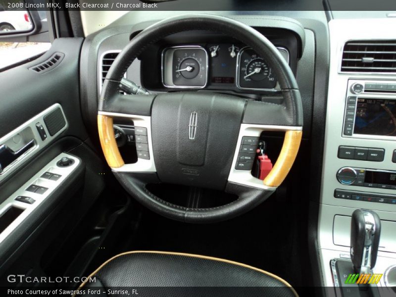 Black Clearcoat / Charcoal Black 2008 Lincoln MKX