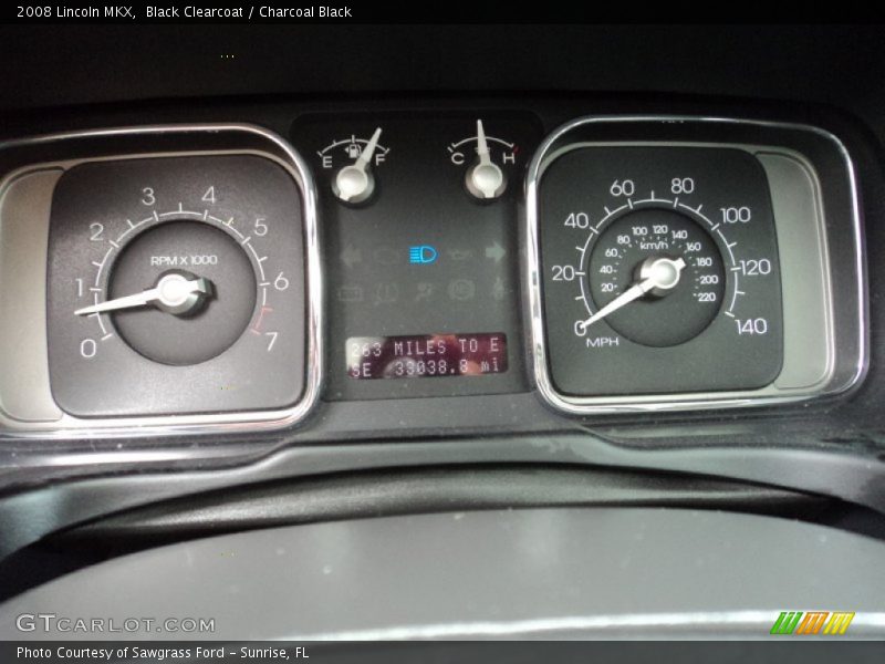 Black Clearcoat / Charcoal Black 2008 Lincoln MKX