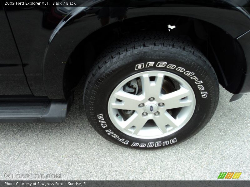 Black / Black 2009 Ford Explorer XLT