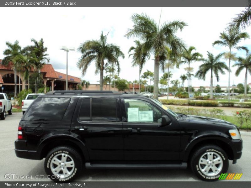 Black / Black 2009 Ford Explorer XLT