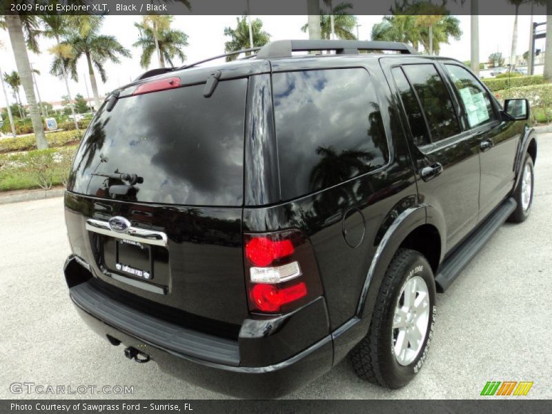 Black / Black 2009 Ford Explorer XLT
