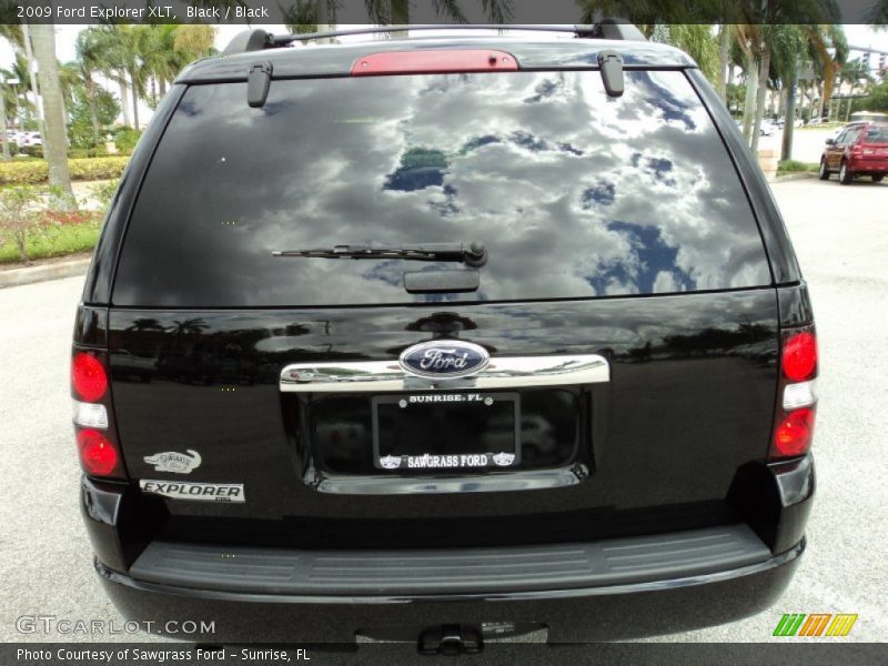 Black / Black 2009 Ford Explorer XLT
