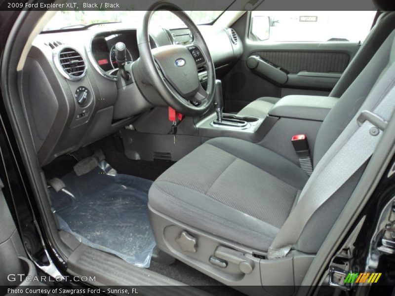  2009 Explorer XLT Black Interior