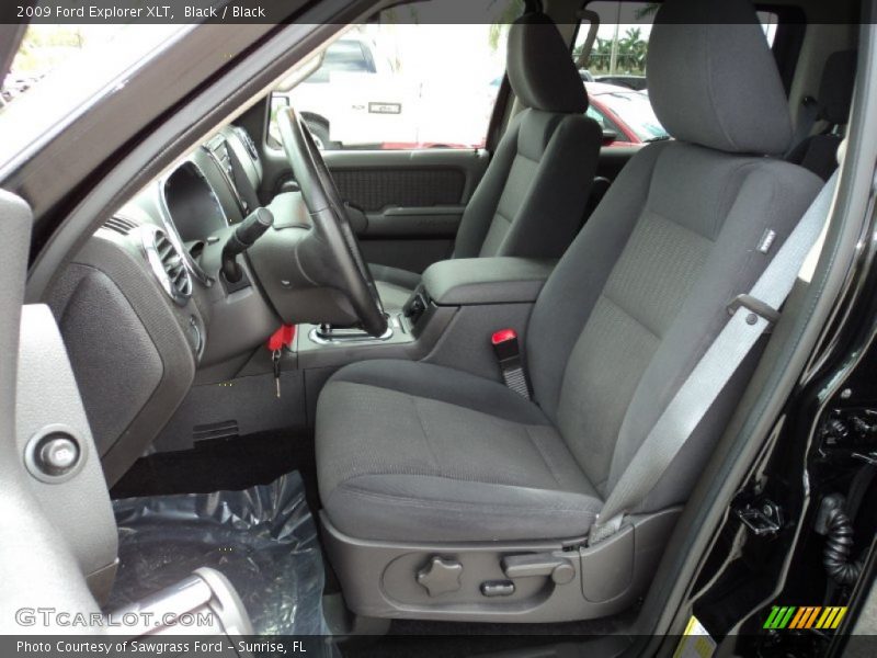  2009 Explorer XLT Black Interior