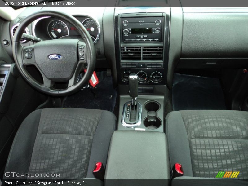 Black / Black 2009 Ford Explorer XLT