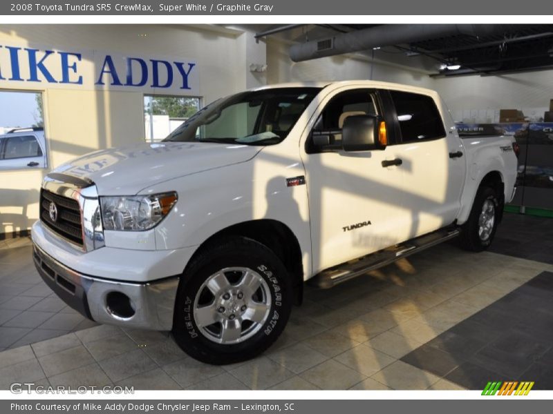 Super White / Graphite Gray 2008 Toyota Tundra SR5 CrewMax