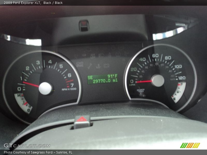 Black / Black 2009 Ford Explorer XLT