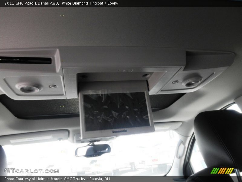White Diamond Tintcoat / Ebony 2011 GMC Acadia Denali AWD