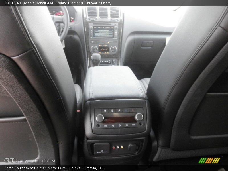 White Diamond Tintcoat / Ebony 2011 GMC Acadia Denali AWD