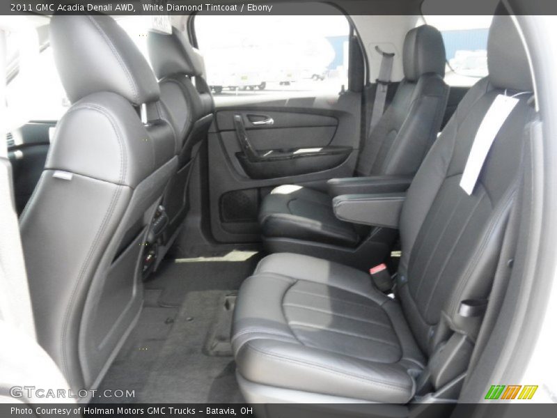 White Diamond Tintcoat / Ebony 2011 GMC Acadia Denali AWD