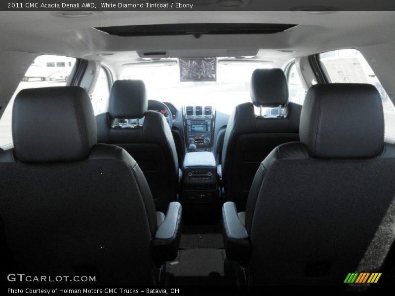 White Diamond Tintcoat / Ebony 2011 GMC Acadia Denali AWD