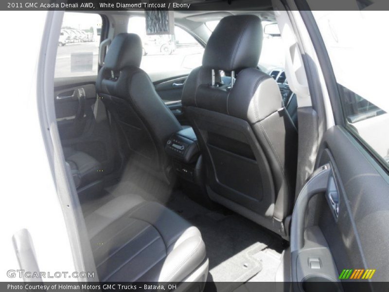 White Diamond Tintcoat / Ebony 2011 GMC Acadia Denali AWD