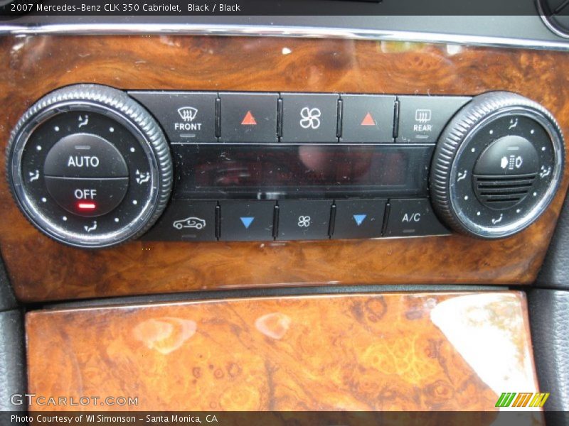 Black / Black 2007 Mercedes-Benz CLK 350 Cabriolet