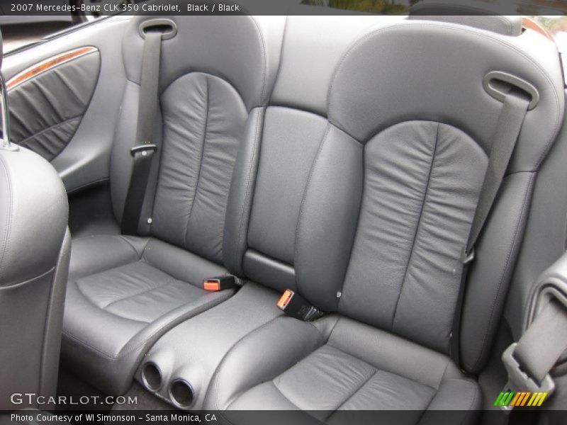 Black / Black 2007 Mercedes-Benz CLK 350 Cabriolet