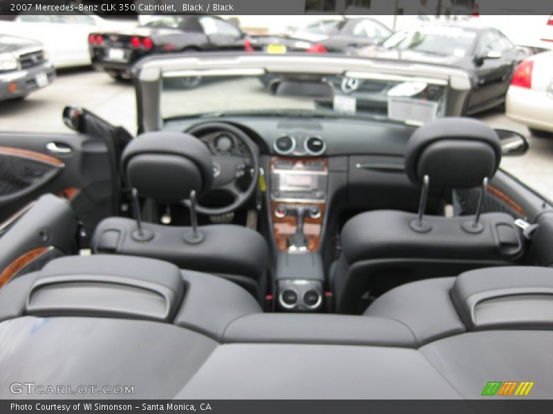 Black / Black 2007 Mercedes-Benz CLK 350 Cabriolet