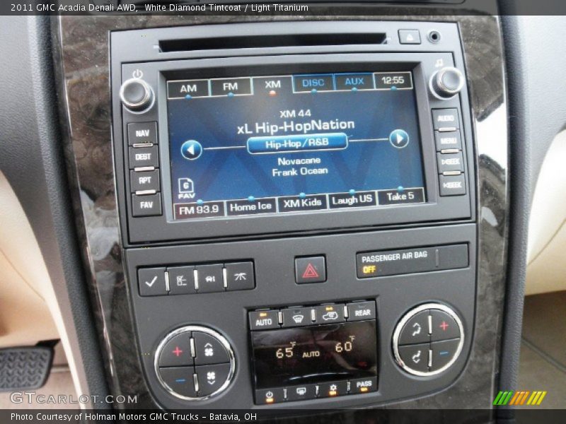 White Diamond Tintcoat / Light Titanium 2011 GMC Acadia Denali AWD