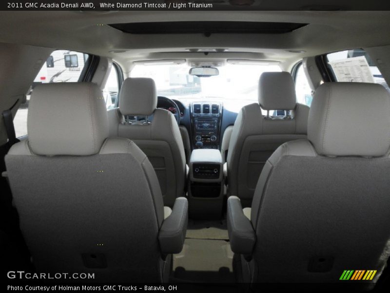 White Diamond Tintcoat / Light Titanium 2011 GMC Acadia Denali AWD