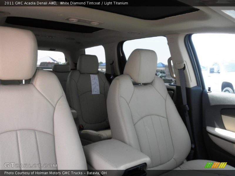 White Diamond Tintcoat / Light Titanium 2011 GMC Acadia Denali AWD