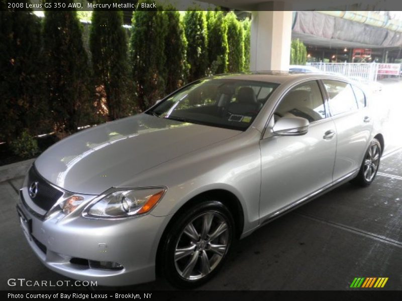 Mercury Metallic / Black 2008 Lexus GS 350 AWD