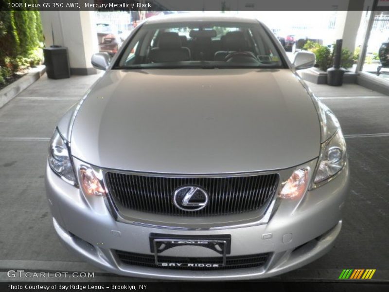 Mercury Metallic / Black 2008 Lexus GS 350 AWD