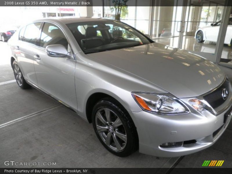 Mercury Metallic / Black 2008 Lexus GS 350 AWD