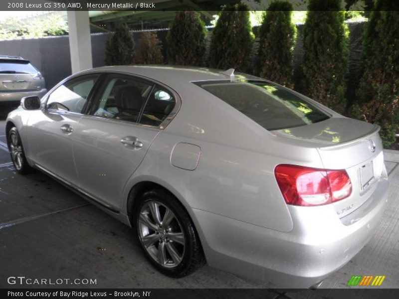 Mercury Metallic / Black 2008 Lexus GS 350 AWD