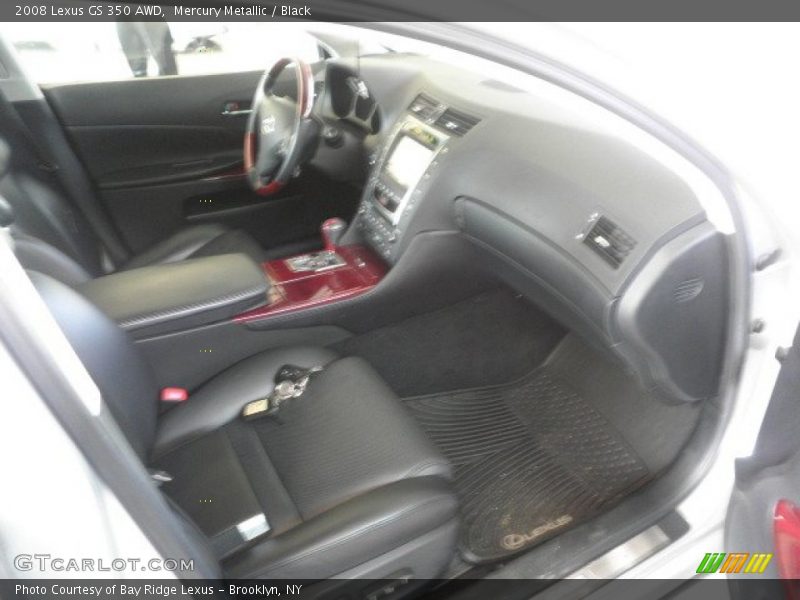 Mercury Metallic / Black 2008 Lexus GS 350 AWD