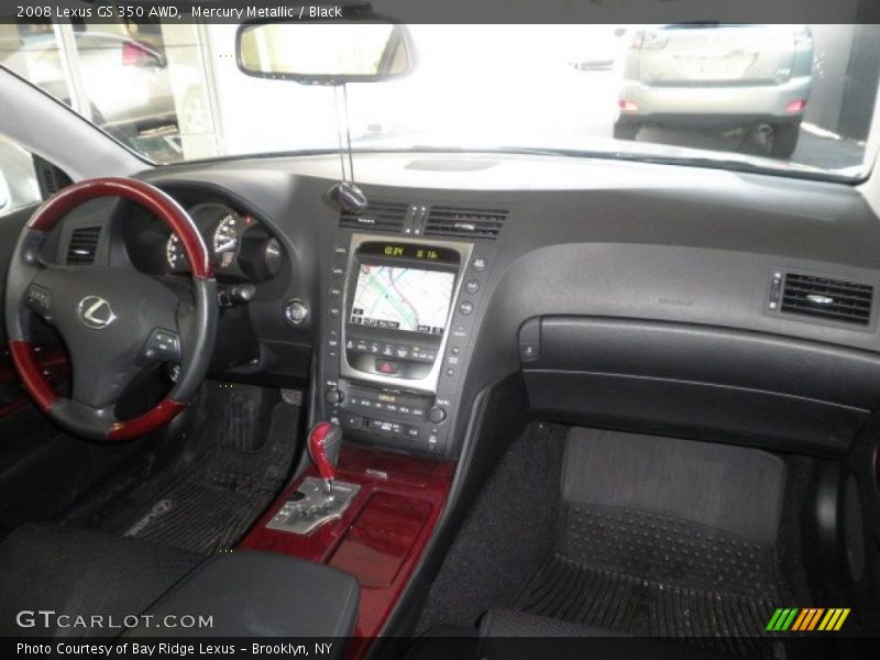 Mercury Metallic / Black 2008 Lexus GS 350 AWD