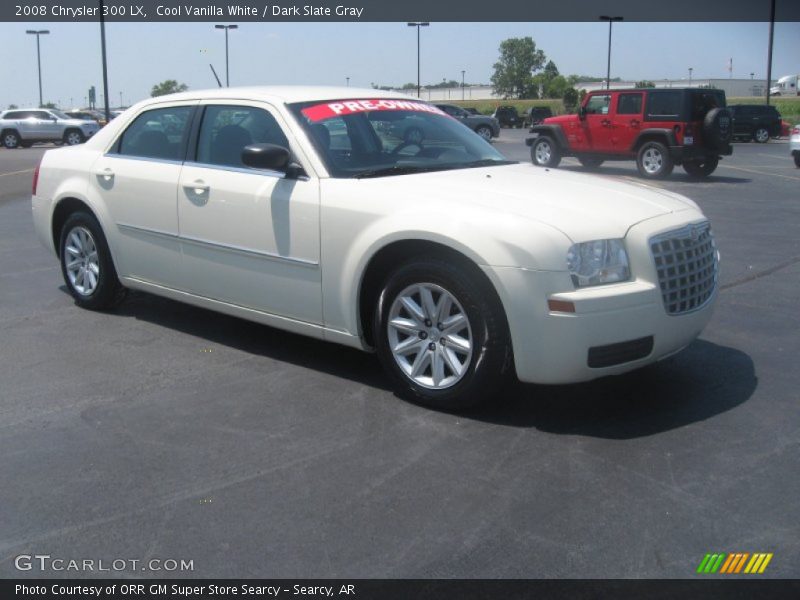 Cool Vanilla White / Dark Slate Gray 2008 Chrysler 300 LX
