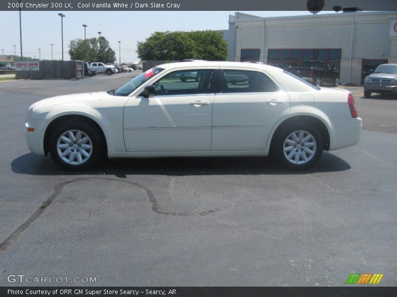Cool Vanilla White / Dark Slate Gray 2008 Chrysler 300 LX