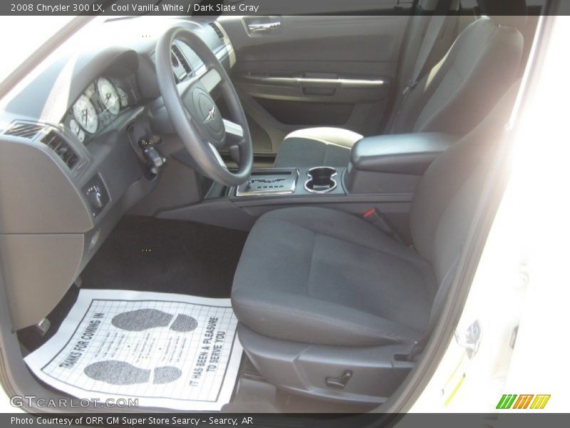 Cool Vanilla White / Dark Slate Gray 2008 Chrysler 300 LX