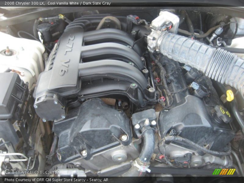 Cool Vanilla White / Dark Slate Gray 2008 Chrysler 300 LX