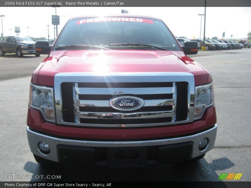 Razor Red Metallic / Camel/Tan 2009 Ford F150 XLT SuperCab