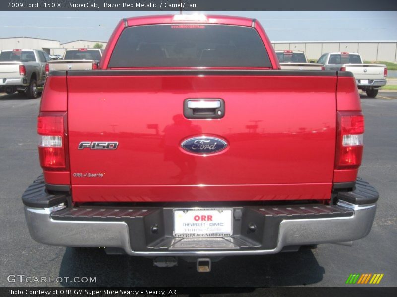 Razor Red Metallic / Camel/Tan 2009 Ford F150 XLT SuperCab