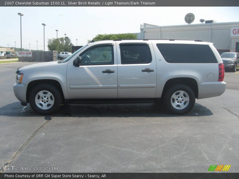 Silver Birch Metallic / Light Titanium/Dark Titanium 2007 Chevrolet Suburban 1500 LS