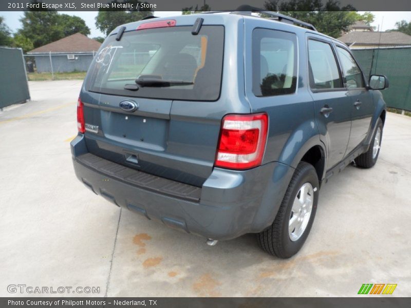 Steel Blue Metallic / Stone 2011 Ford Escape XLS