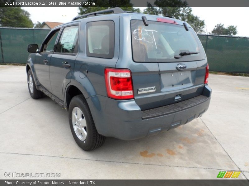 Steel Blue Metallic / Stone 2011 Ford Escape XLS