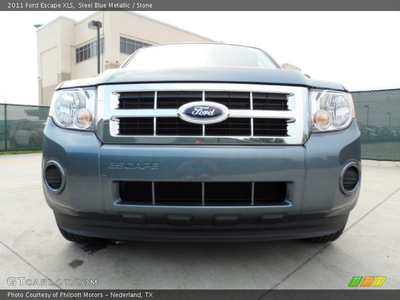 Steel Blue Metallic / Stone 2011 Ford Escape XLS