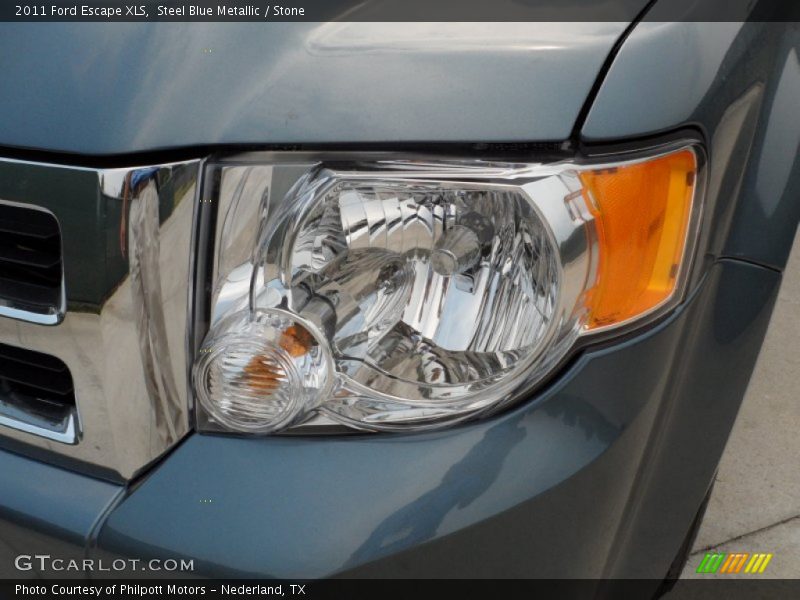 Steel Blue Metallic / Stone 2011 Ford Escape XLS