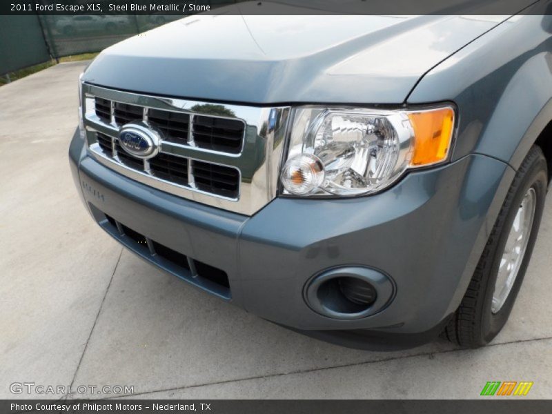 Steel Blue Metallic / Stone 2011 Ford Escape XLS