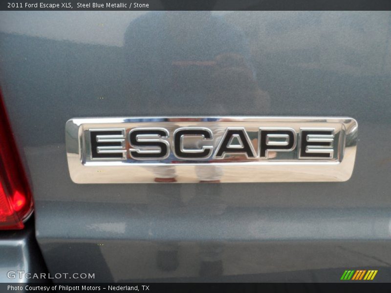 Steel Blue Metallic / Stone 2011 Ford Escape XLS