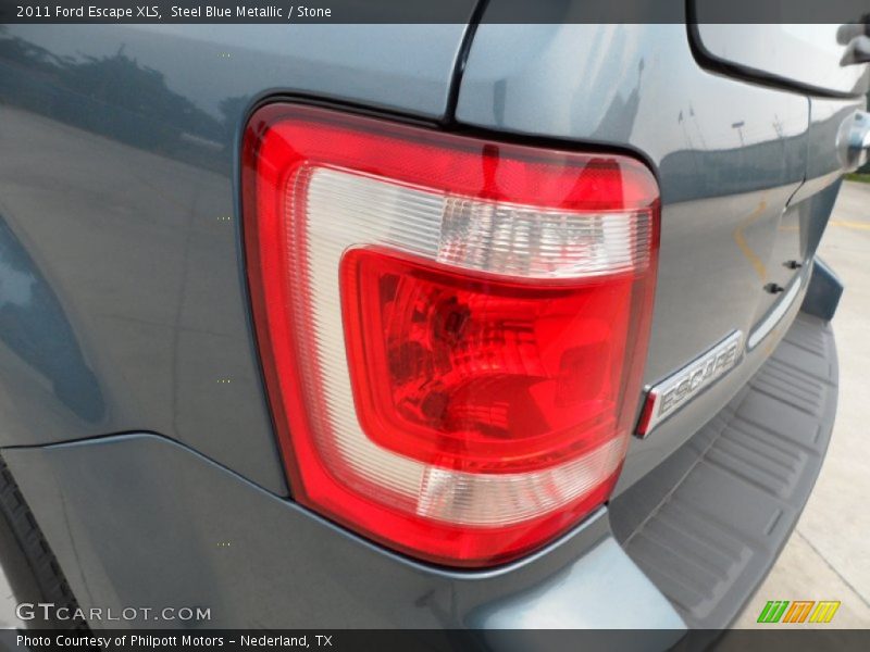 Steel Blue Metallic / Stone 2011 Ford Escape XLS