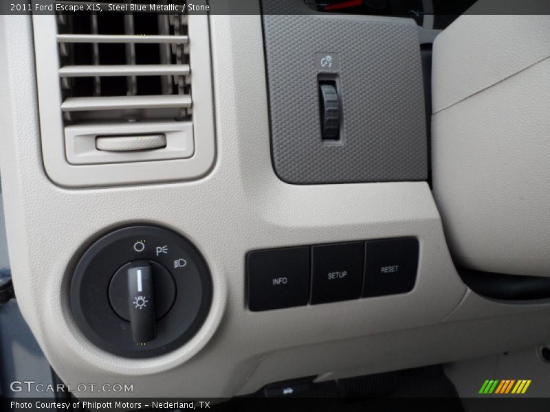 Steel Blue Metallic / Stone 2011 Ford Escape XLS