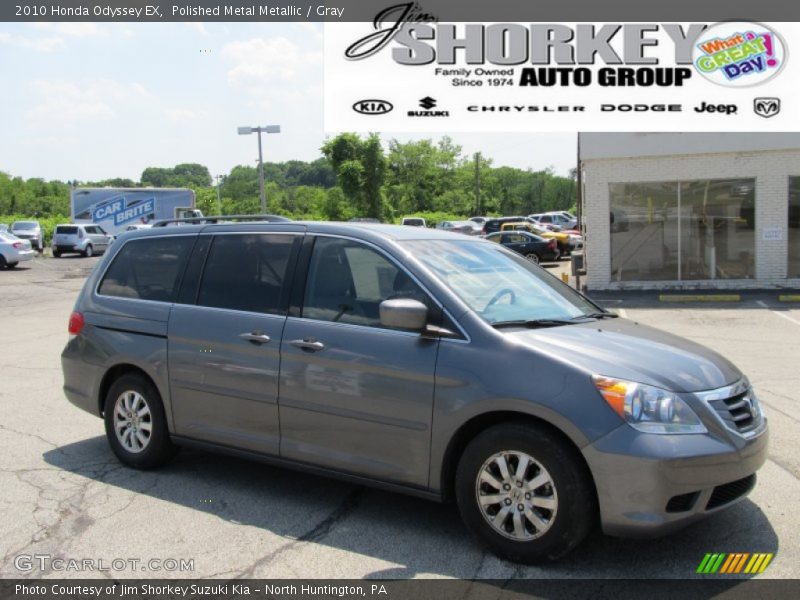 Polished Metal Metallic / Gray 2010 Honda Odyssey EX