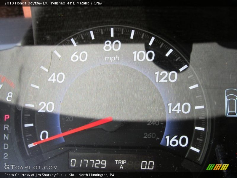 Polished Metal Metallic / Gray 2010 Honda Odyssey EX