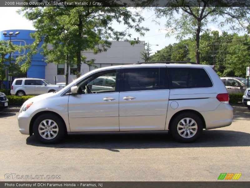 Silver Pearl Metallic / Gray 2008 Honda Odyssey EX