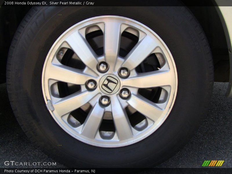 Silver Pearl Metallic / Gray 2008 Honda Odyssey EX