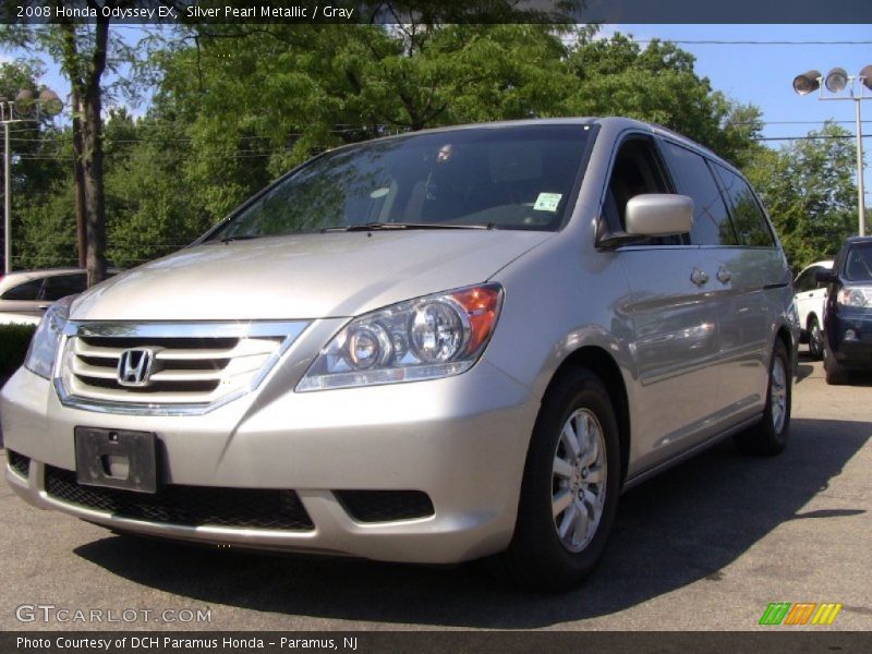 Silver Pearl Metallic / Gray 2008 Honda Odyssey EX