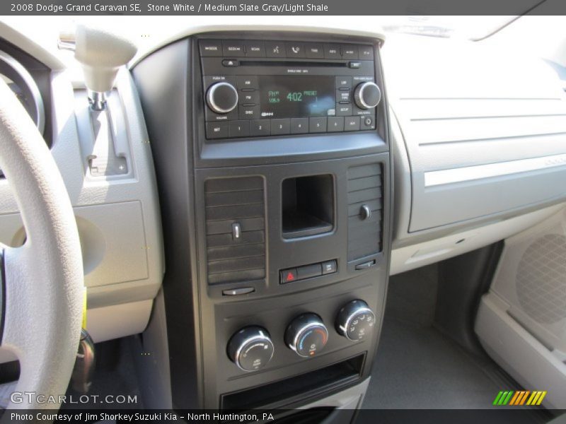 Stone White / Medium Slate Gray/Light Shale 2008 Dodge Grand Caravan SE